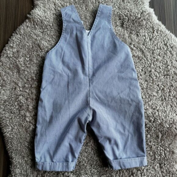 Vintage 90’s Baby Appliqué Sailboat Bears Overalls - Picture 4 of 5